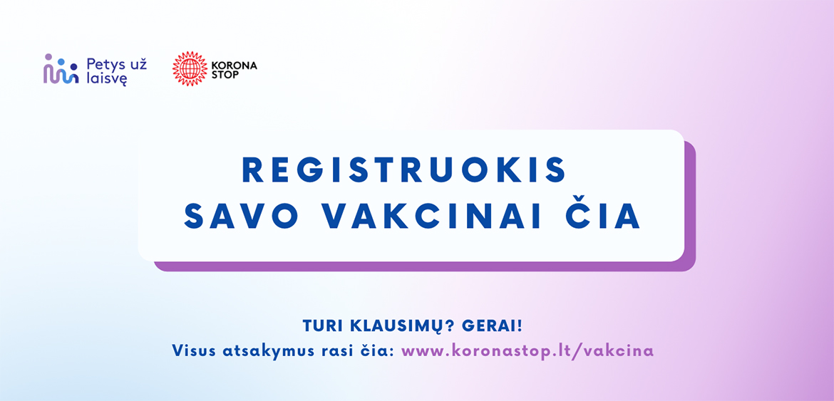 Registracija vakcinai nuo Covid19