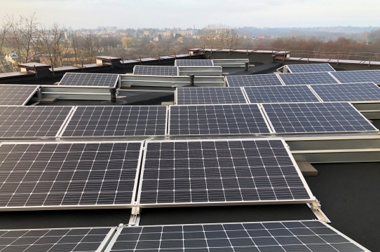 Atsinaujinančių energijos išteklių (saulės) panaudojimas Tauragės r. PSPC